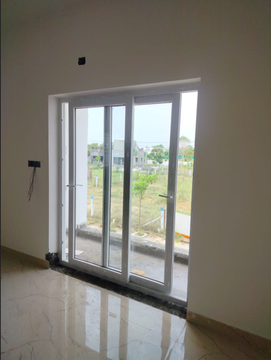 Aluminium window installation completed by MG Windows and Doors in Tamil Nadu