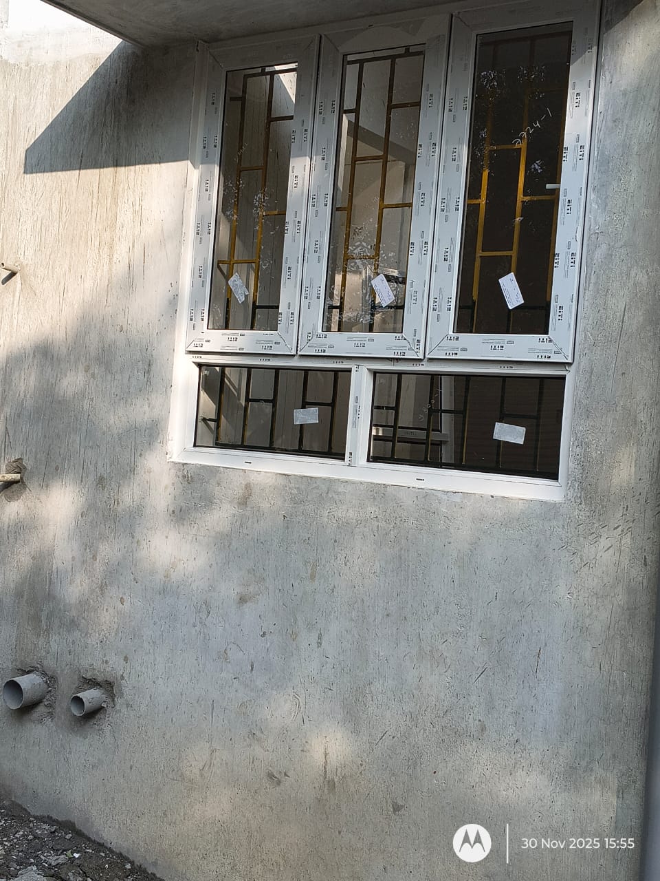 uPVC door installation project completed by MG Windows and Doors in Coimbatore, Tamil Nadu