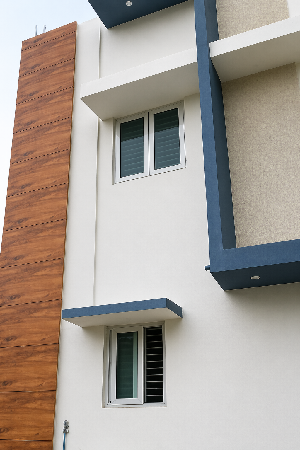 Aluminium sliding door installed in a modern home in Tamil Nadu by MG Windows and Doors